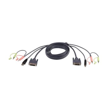 2L-7D02UD - Cáp KVM USB DVI-D Dual Link 1.8M